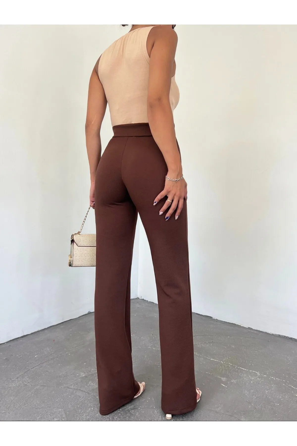 Modamorfo  Geknöpfte Lycra-Hose
