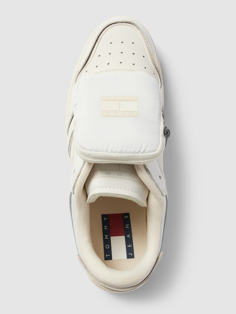 Sneaker mit Label-Details Modell 'RETRO BASKT' in beige