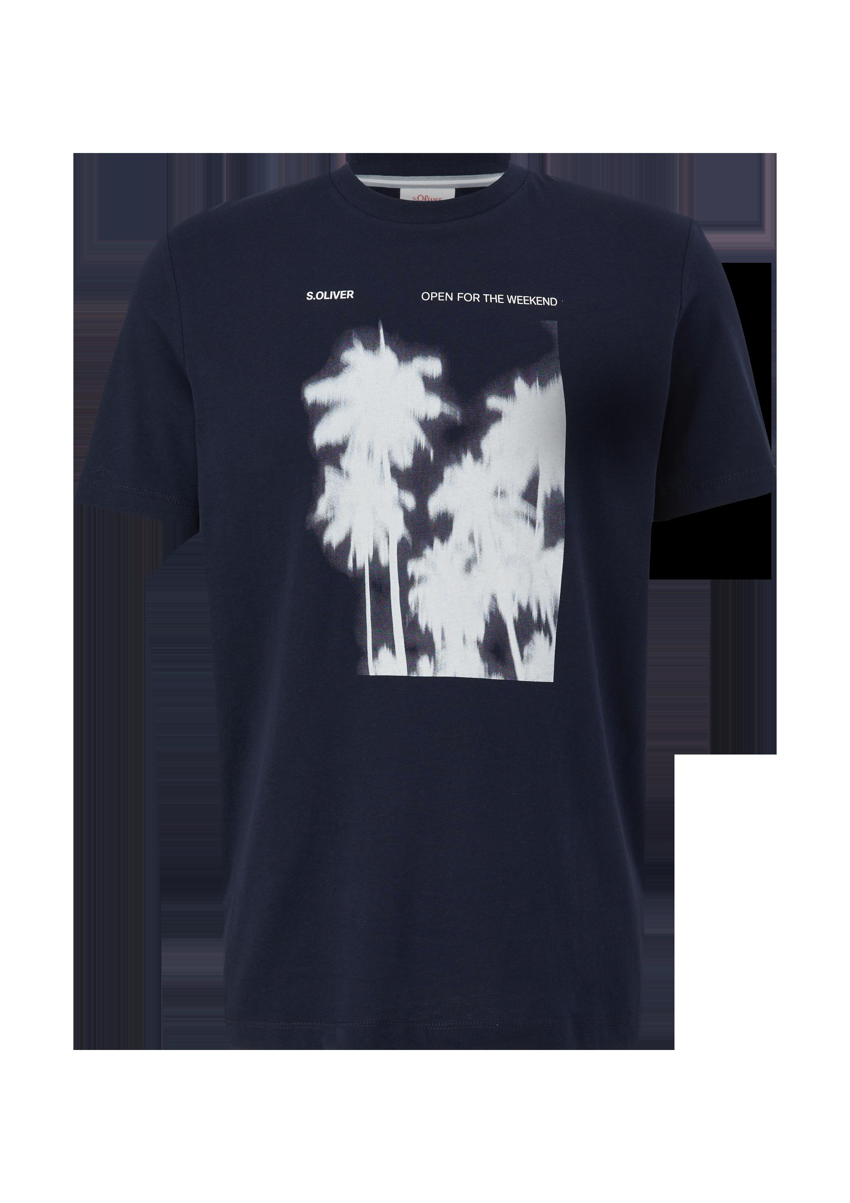 Baumwollshirt mit Frontprint  2131368-59D1