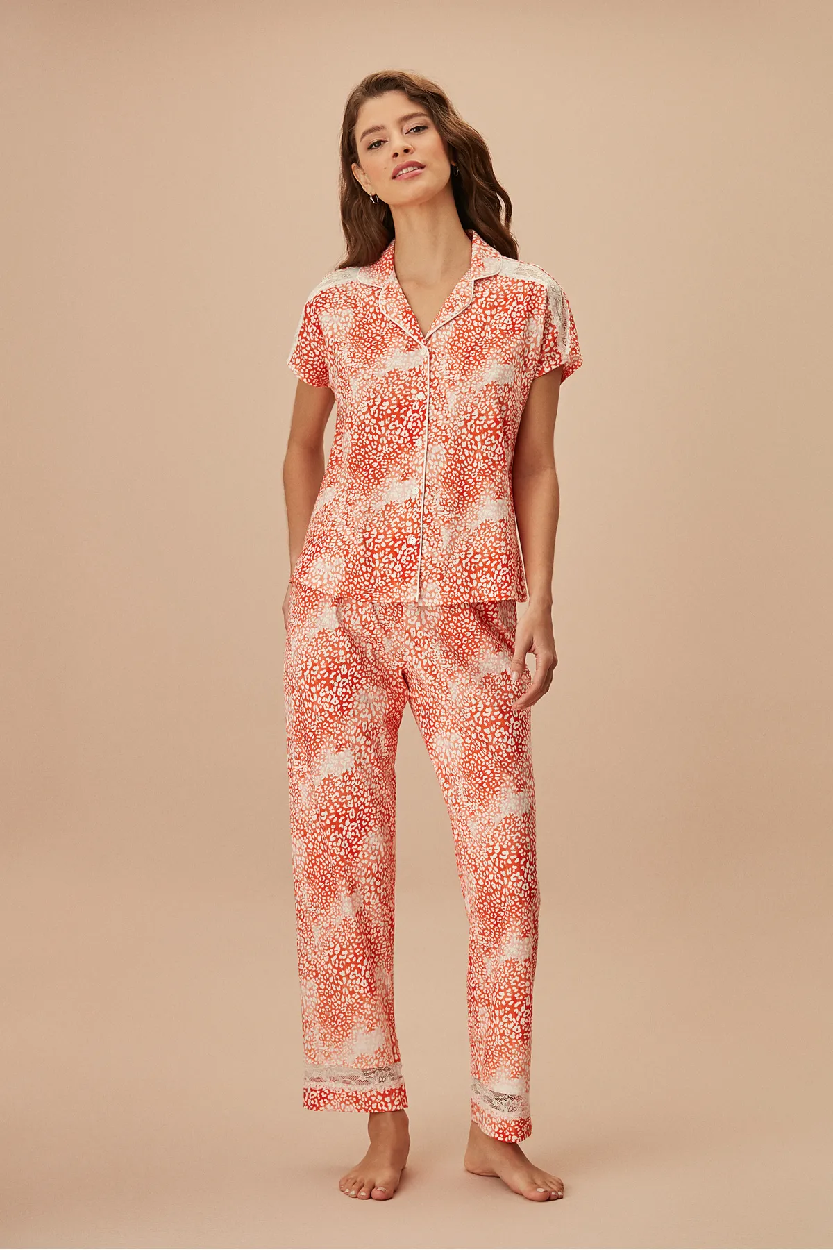 SUWEN  Ocean Maskulines Pyjama-Set