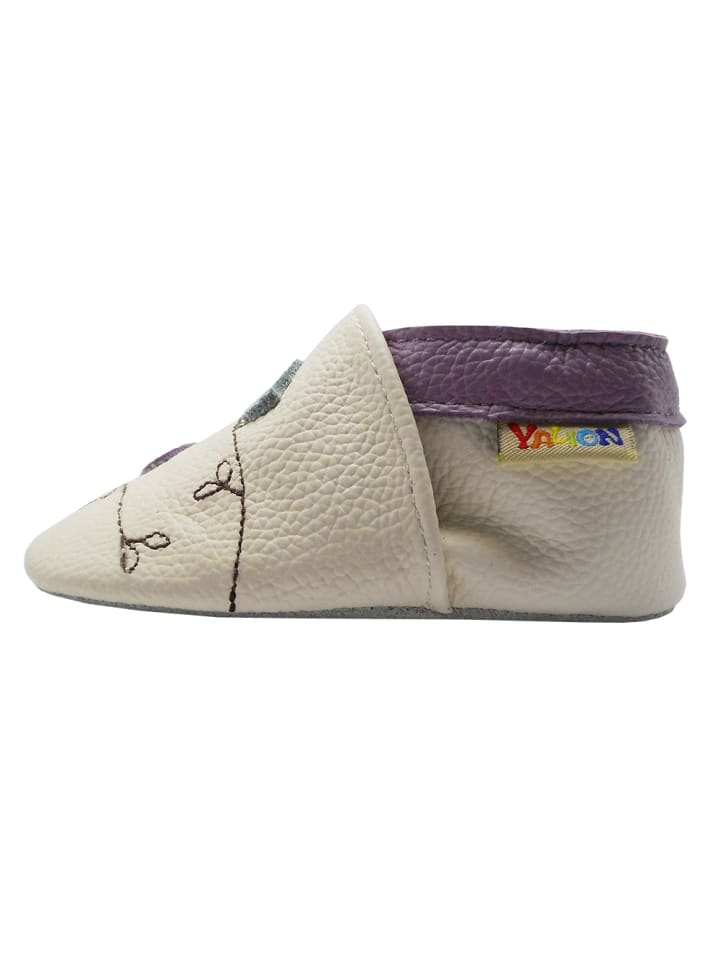 Yalion Leder-Krabbelschuhe 