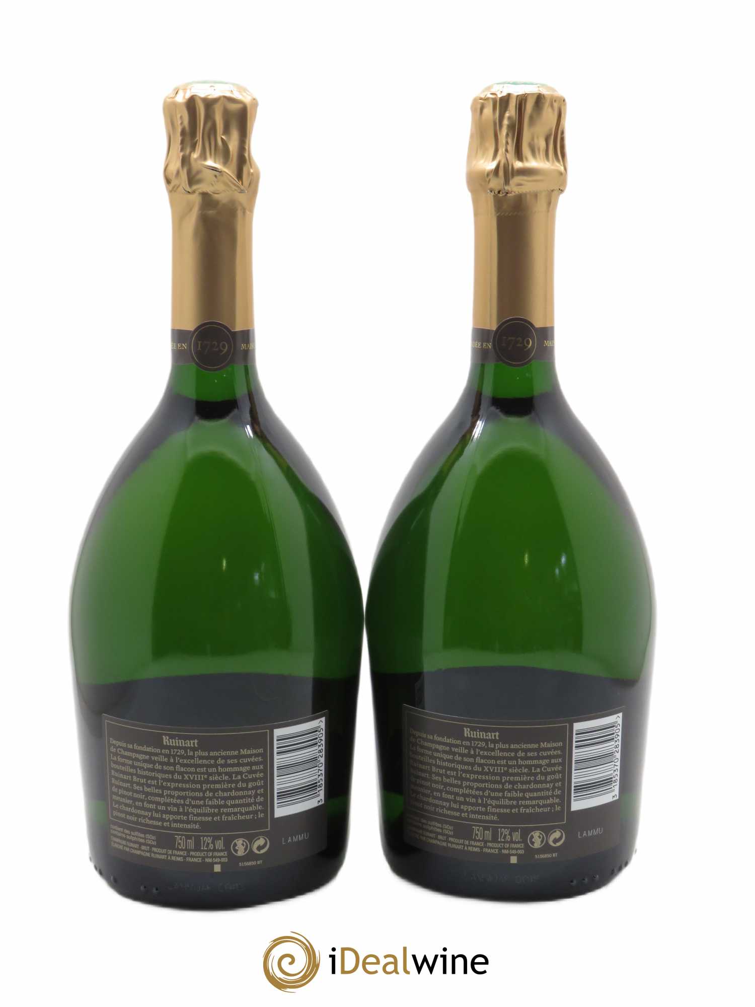 Caisse Duo de R de Ruinart Ruinart   - Lot de 1 Bouteille
