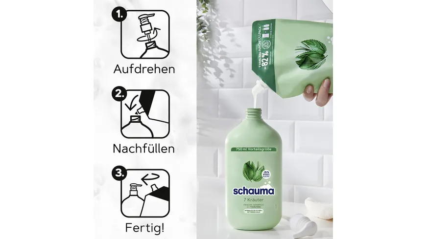 SCHAUMA Shampoo 7 Kräuter 750 ml