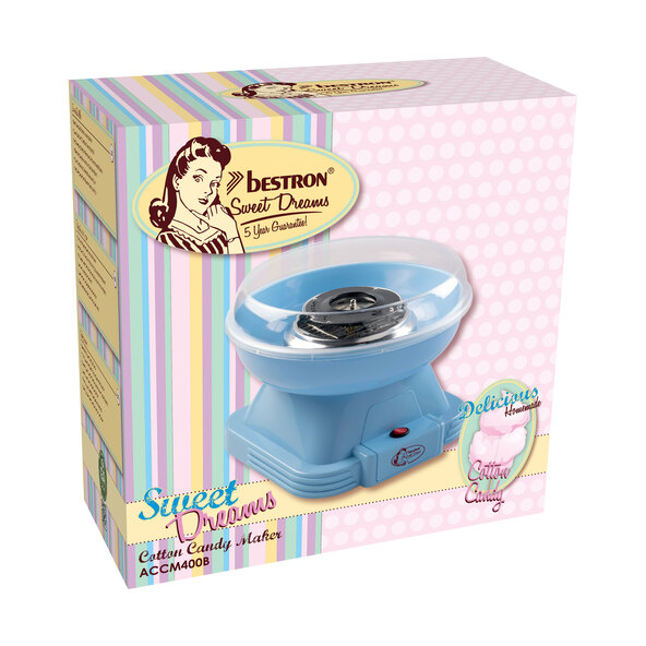 Zuckerwattemaschine, blau
