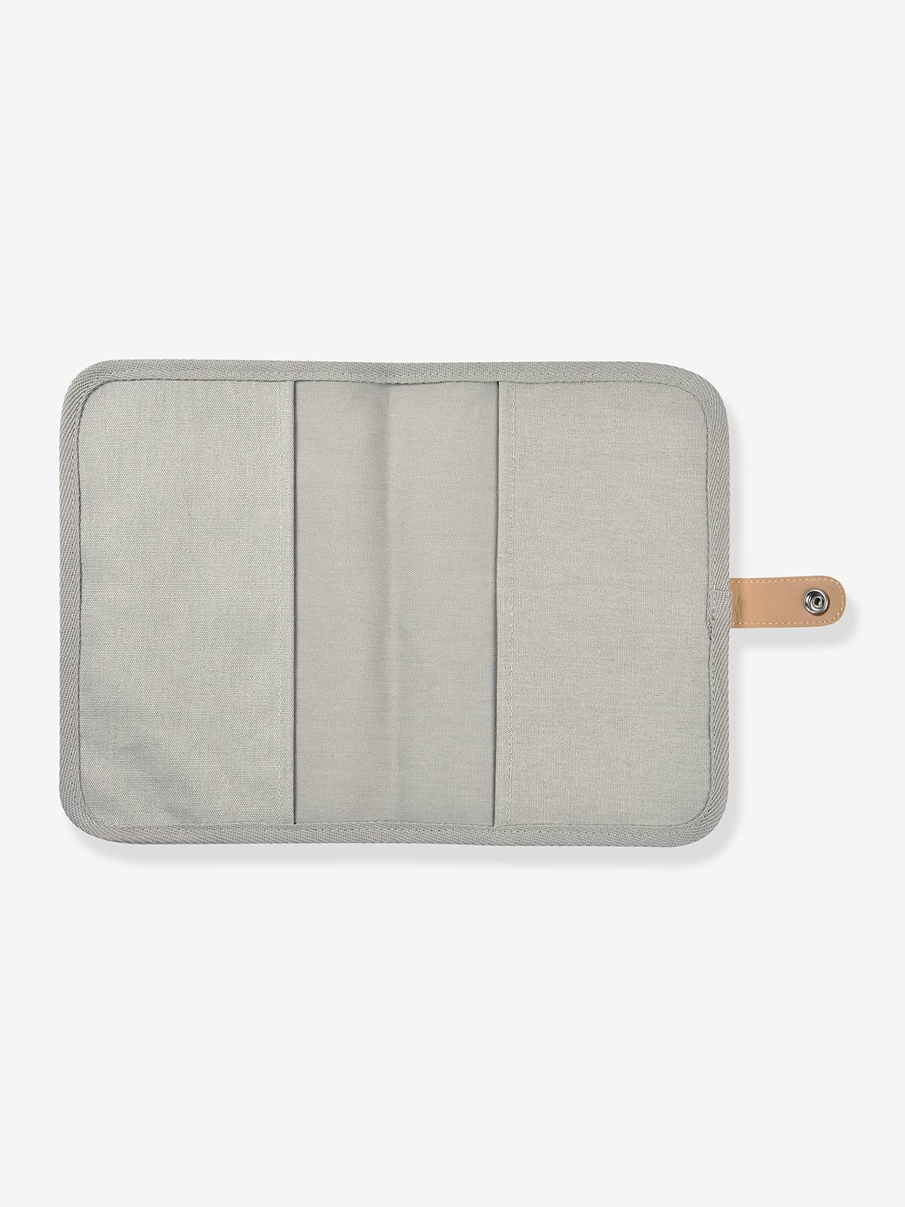 Protège-carnet de santé BEABA gris chiné