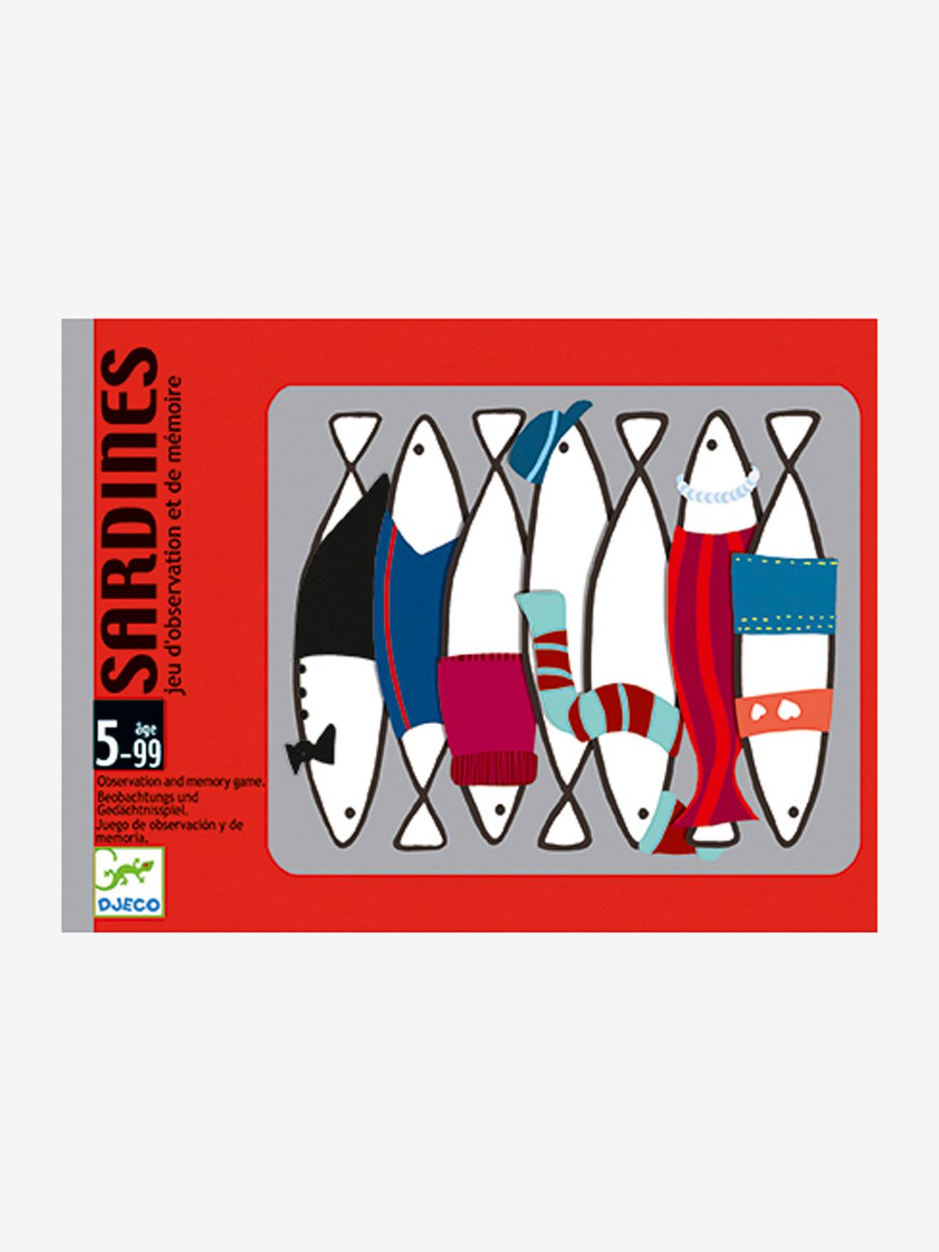Sardines DJECO multicolore