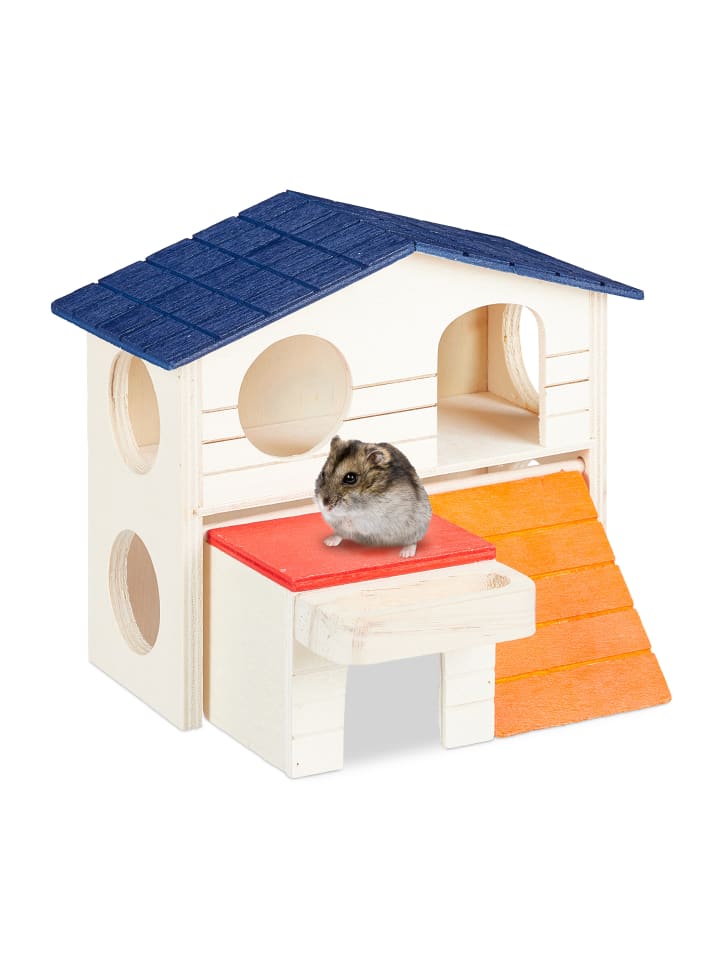 relaxdays Hamsterhaus in Bunt günstig kaufen onesize