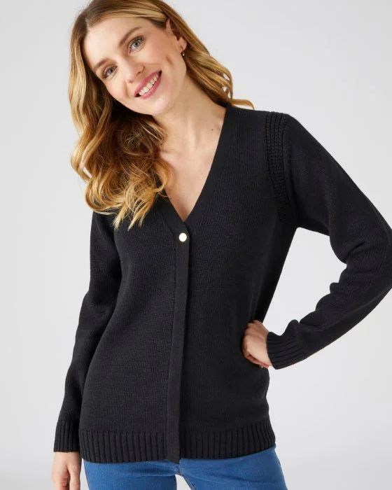 Gilet uni boutonné