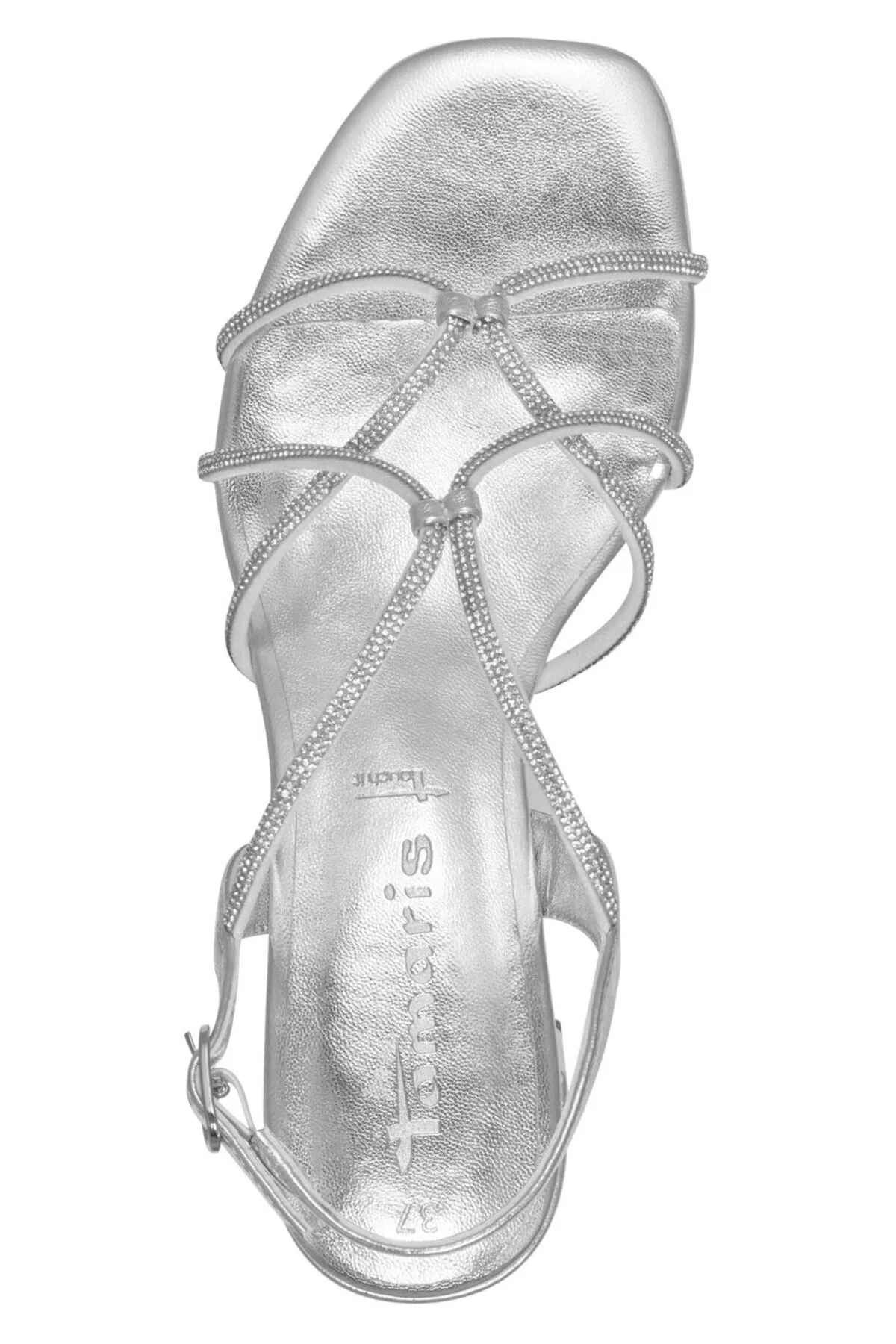 Tamaris  Sandalette - Silberfarben - Blockabsatz