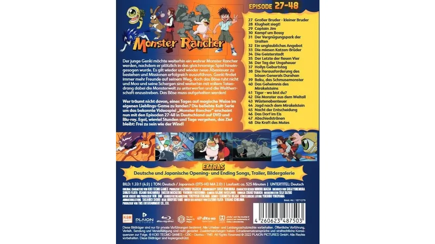 Monster Rancher Vol. 2 (Ep. 27-48)  [2 BRs]