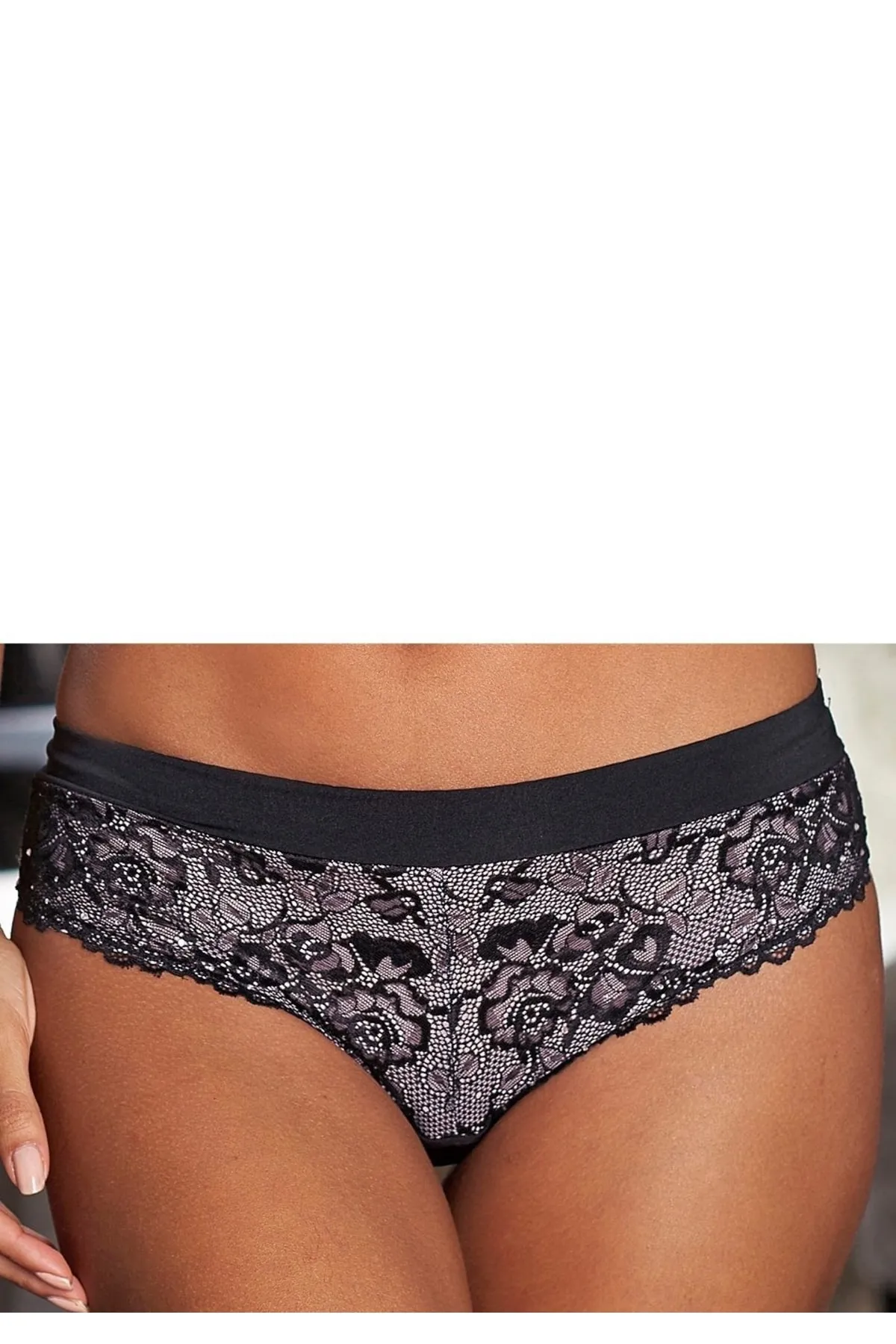 LASCANA  Unterhosen - Schwarz - Unifarben