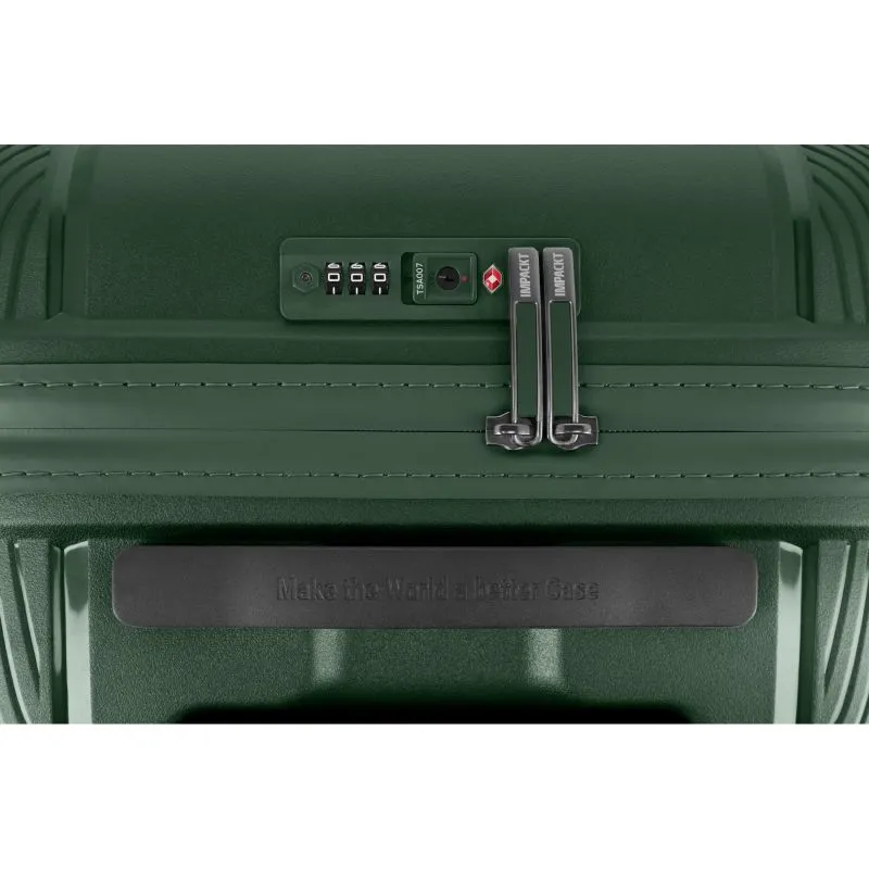IMPACKT IP1 Kabinengepäck Trolley S mit USB Port - Deep sea green