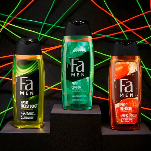 Fa Men Sport Energy Boost 3 az 1-ben tusfürdő 250ml