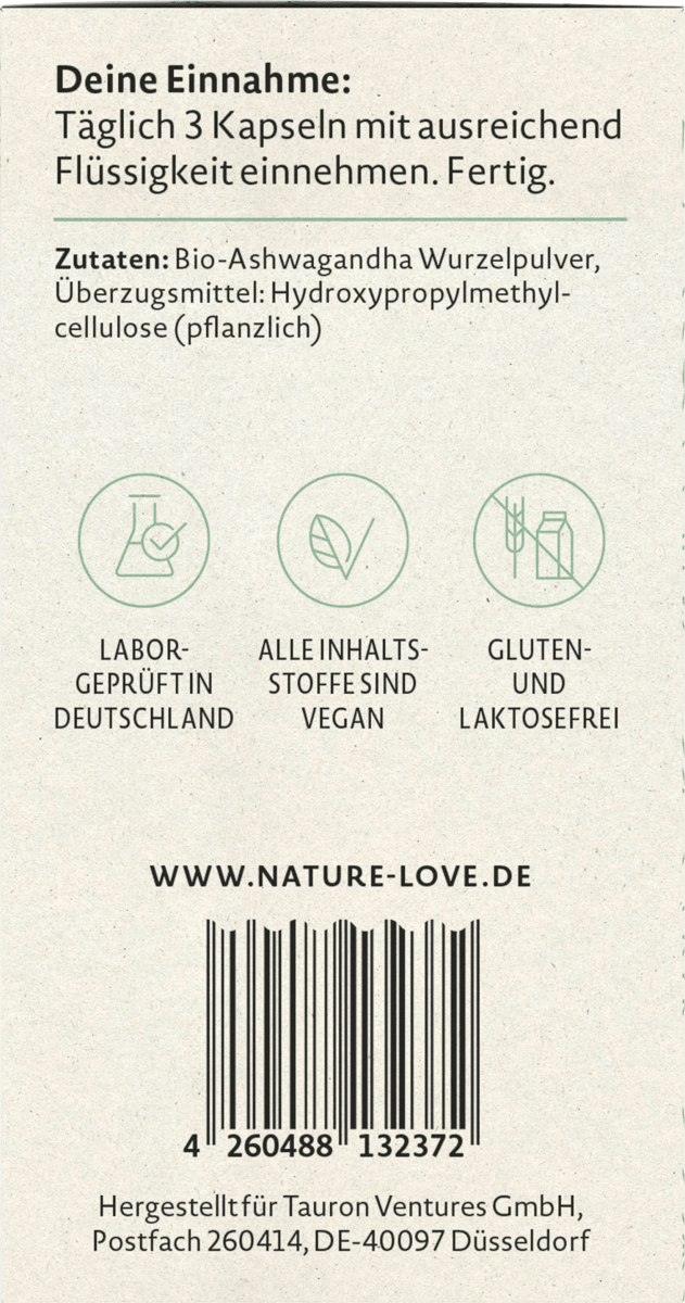 Bio Ashwagandha Kapseln 135 St, 103 g