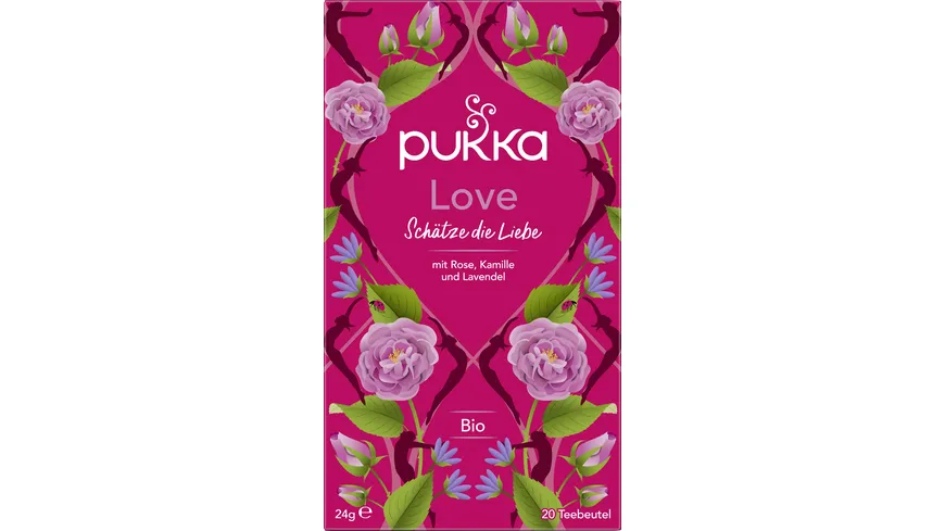 Pukka BIO Tee Love 20 Beutel 24g Packung 24 g