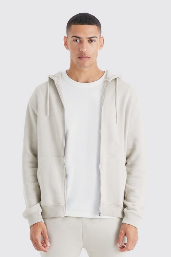 Basic Hoodie mit Reißverschluss