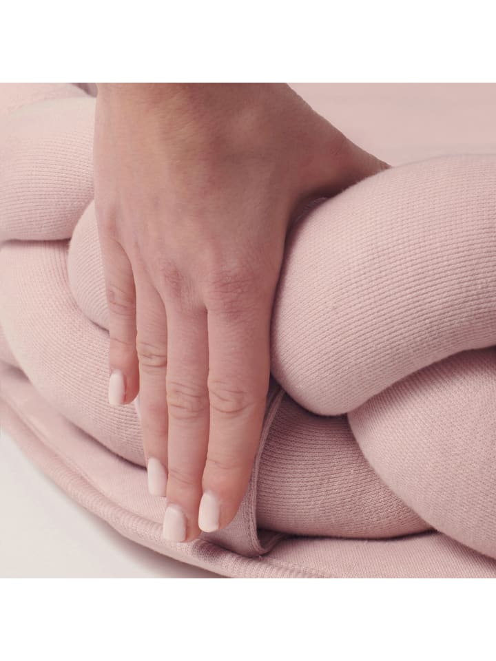 nordic coast company  Baby Nest geflochten Rosa günstig kaufen onesize