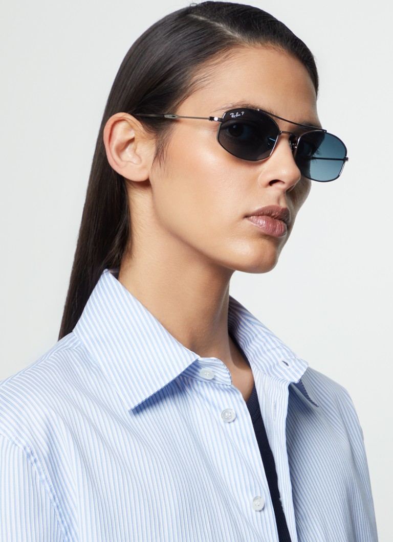 Ray-Ban polarizētās aviatoru saulesbrilles RB3719