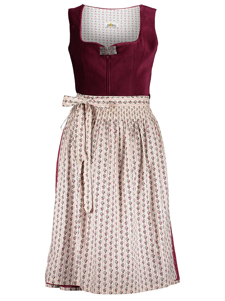 Almsach Dirndl in Rot günstig kaufen