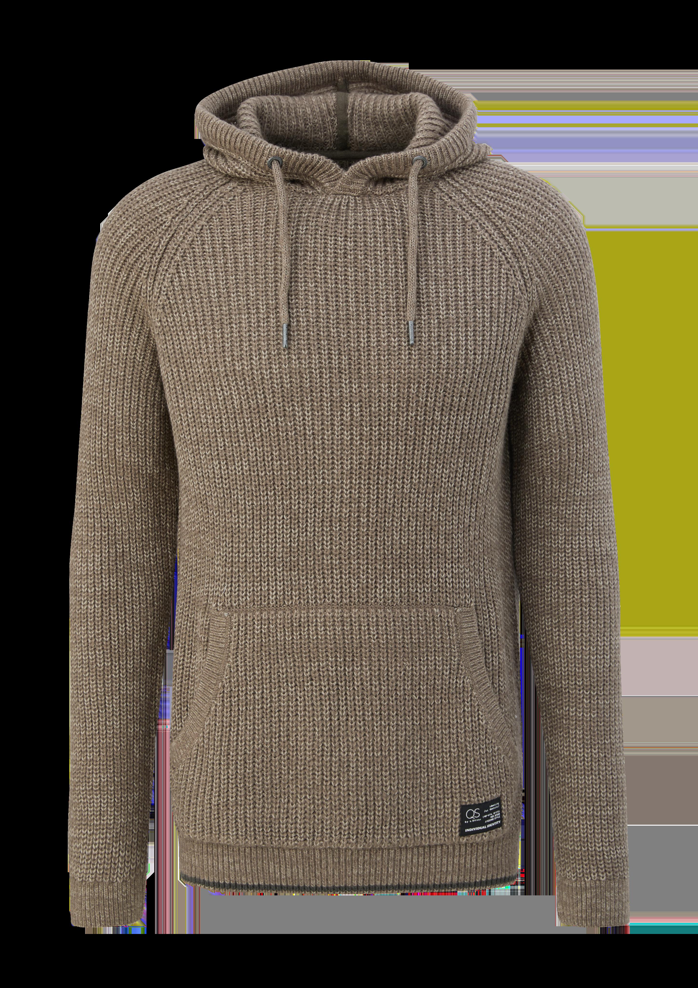 Strickpullover mit Kängurutasche  2118696-84W0