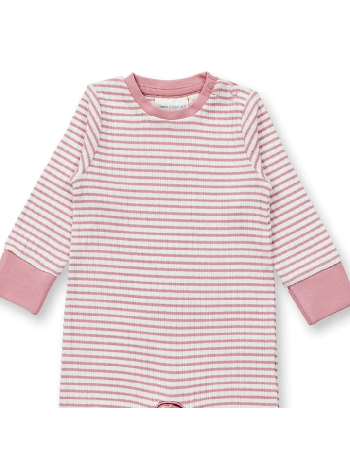 Sense Organics Baby Rib Strampler Tona in Rosa günstig kaufen