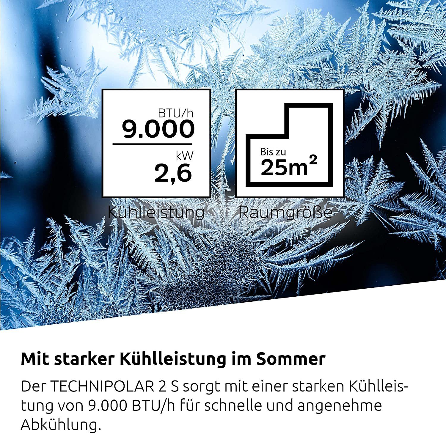 TechniSat Klimagerät TECHNIPOLAR 2 S 0000/6101, 25qm Timer max. 65dB Weiß EEK: A