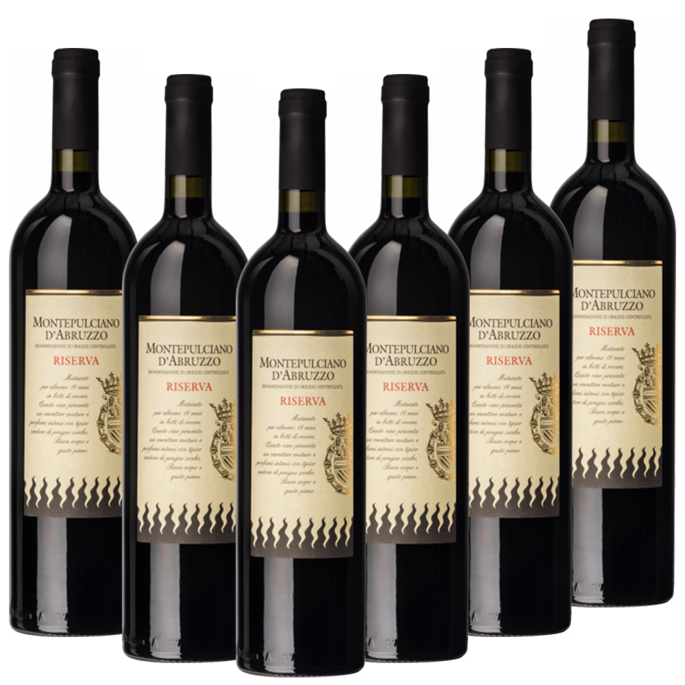 Fiamme Nere Montepulciano d Abruzzo Riserva DOC Fiamme Nere Italien  trocken - 6er Karton