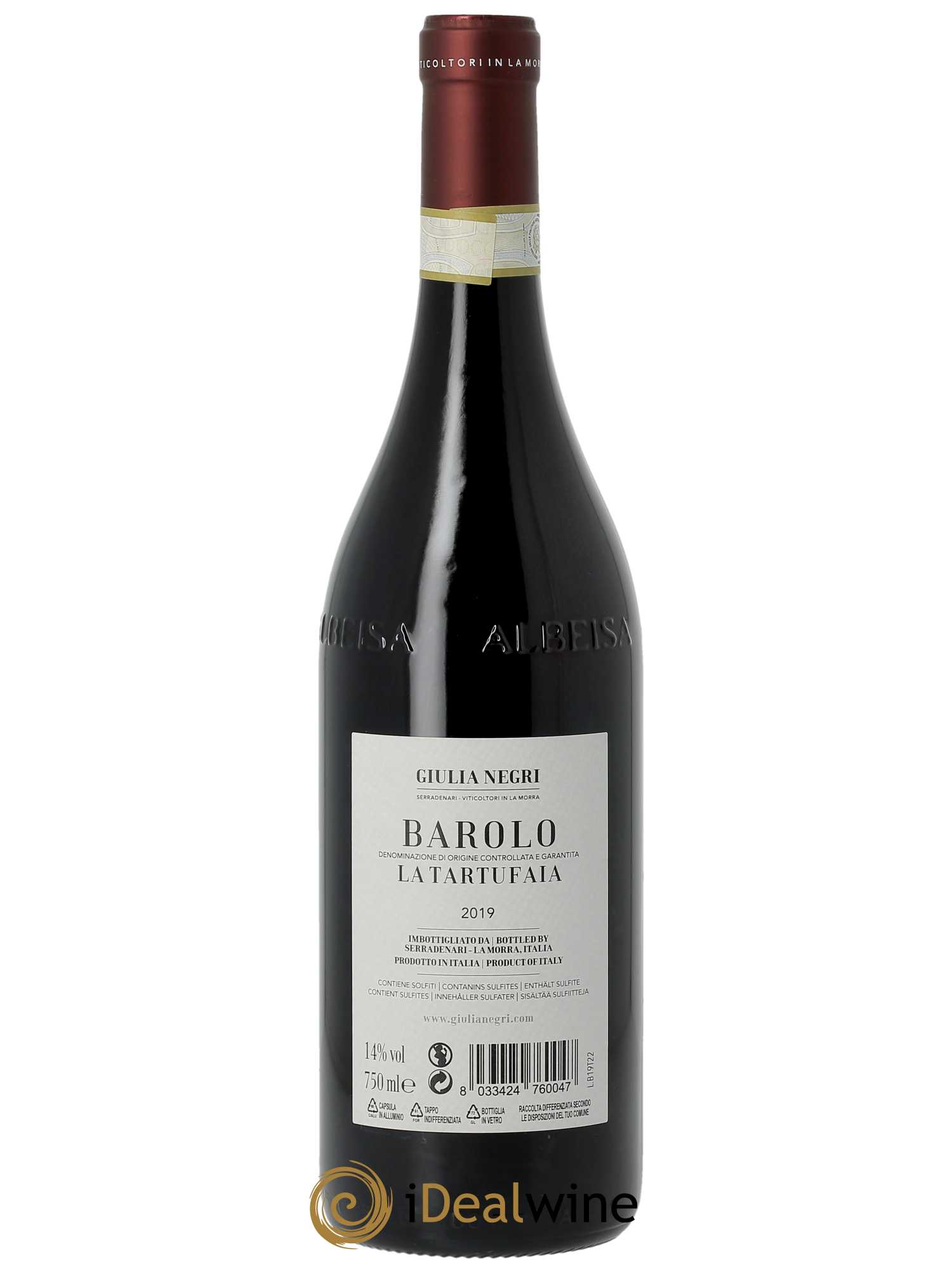 Barolo DOCG Giulia Negri La Tartufaia  2019 - Lot de 1 Bouteille