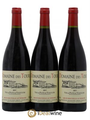 IGP Vaucluse (Vin de Pays de Vaucluse) Domaine des Tours Emmanuel Reynaud  2017 - Lot de 3 Bouteilles