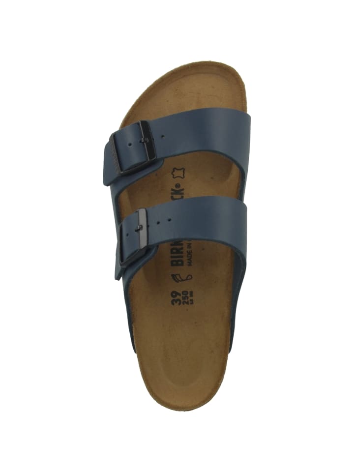 Birkenstock Sandale Arizona Naturleder normal in blau günstig kaufen