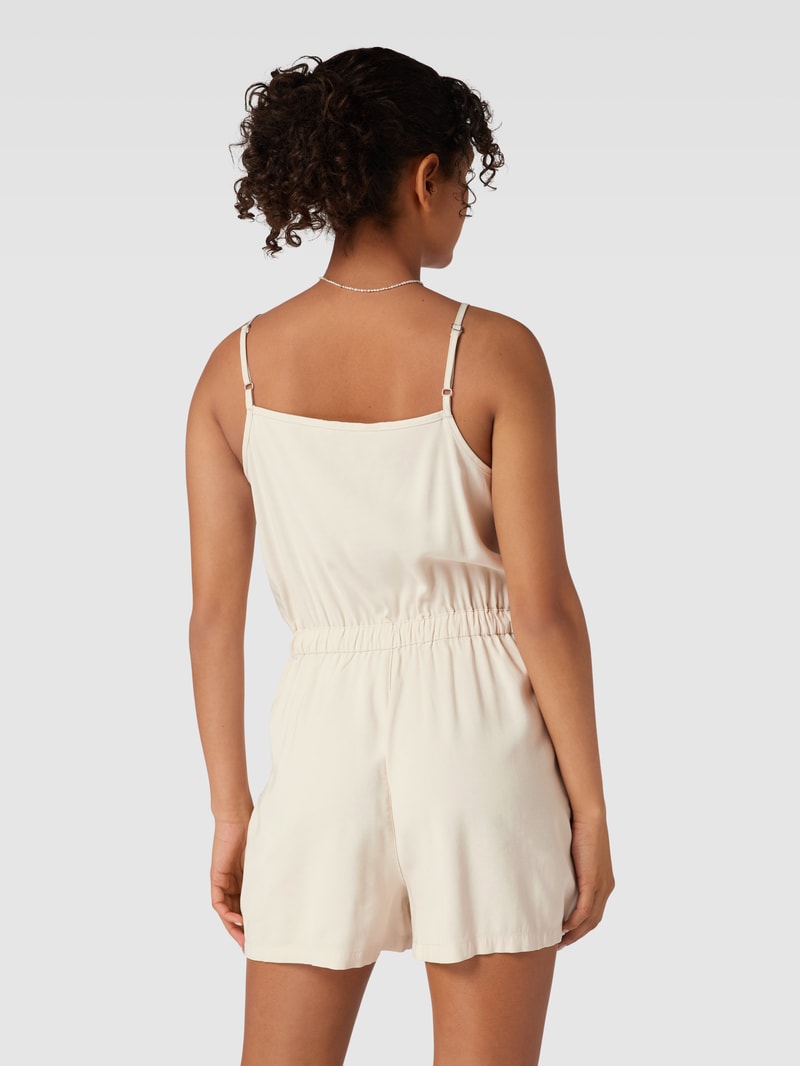 Playsuit mit Bindegürtel Modell 'MAGO' in ecru