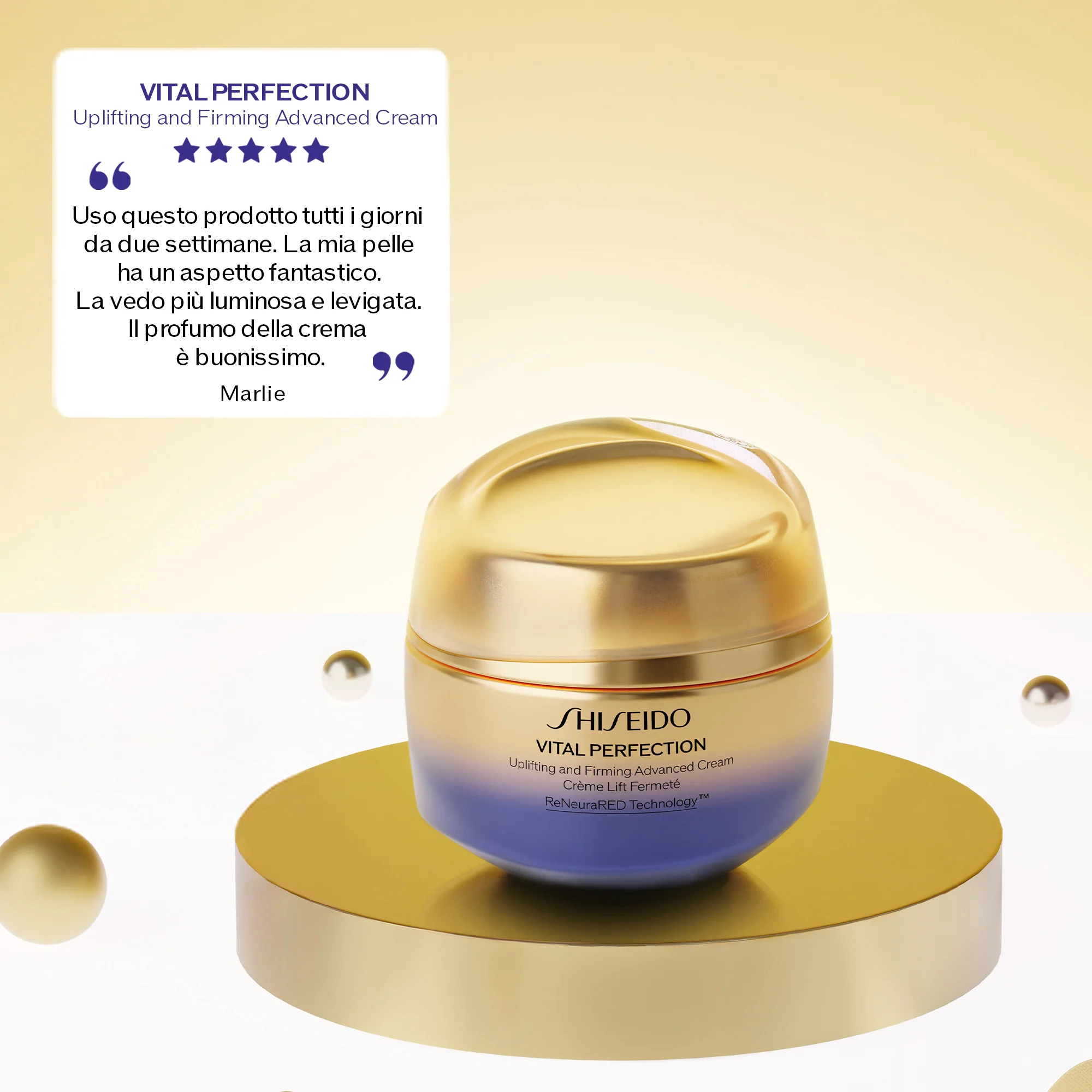 Vital Perfection Vpn U&F Advanced Holiday Kit - Сет за лифтинг, Дневна крема за лифтинг