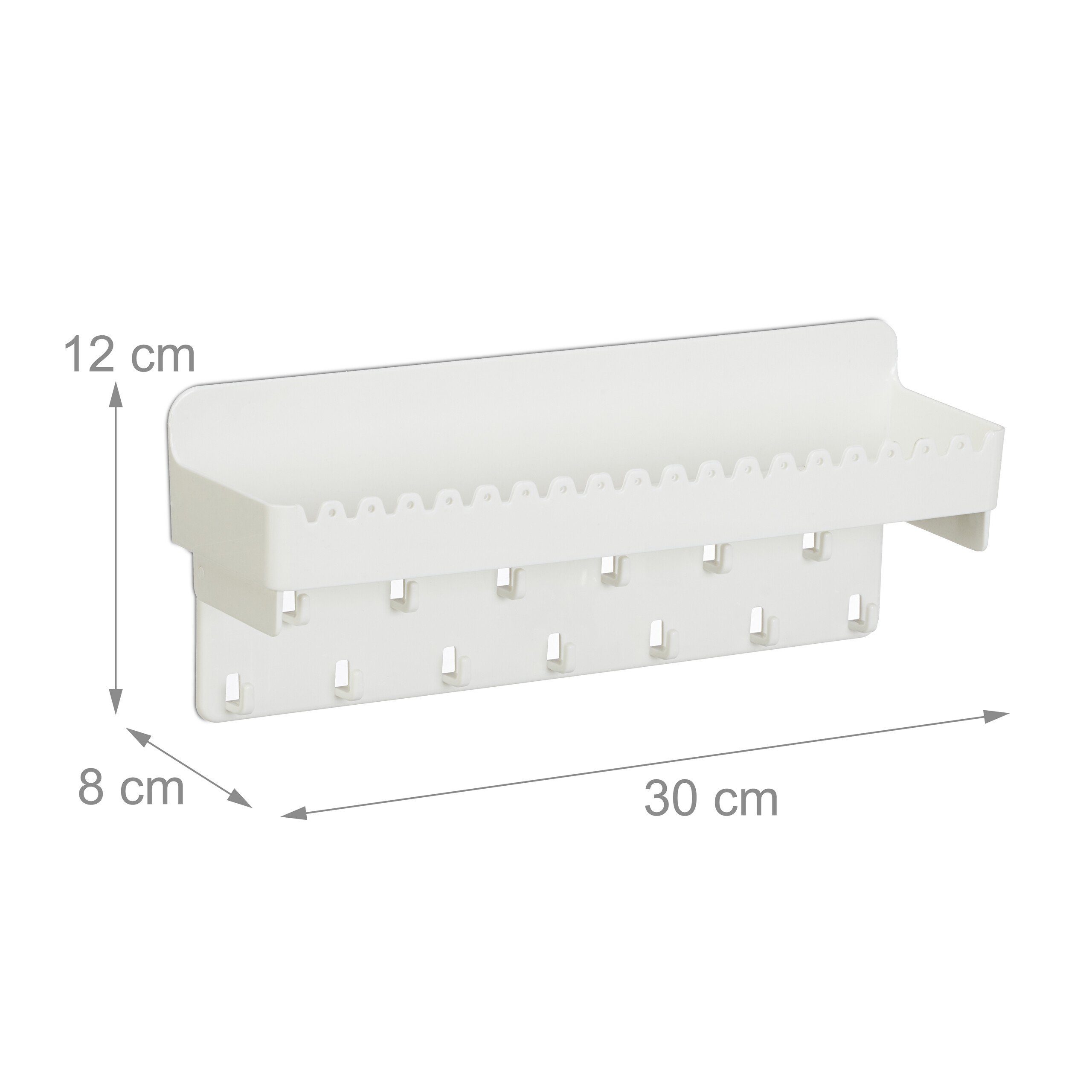 relaxdays Schmuckablage Schmuckhalter Wand