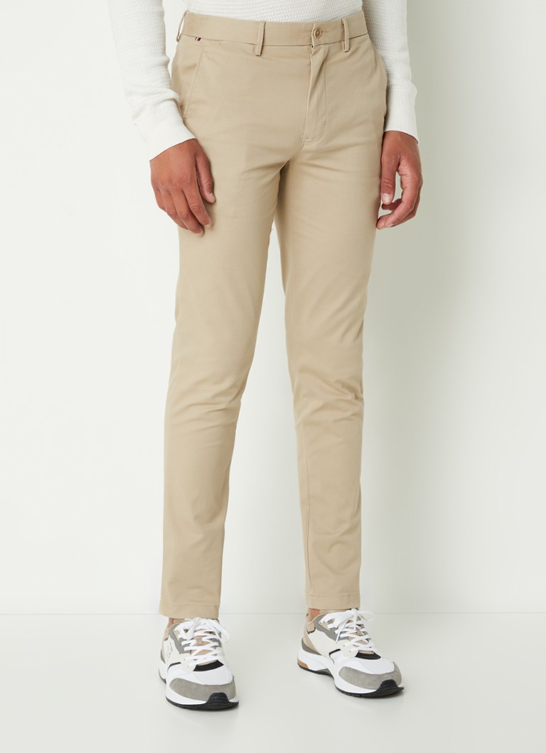 Tommy Hilfiger 1985 Bleecker pieguļošas chino bikses no organiskās kokvilnas maisījuma