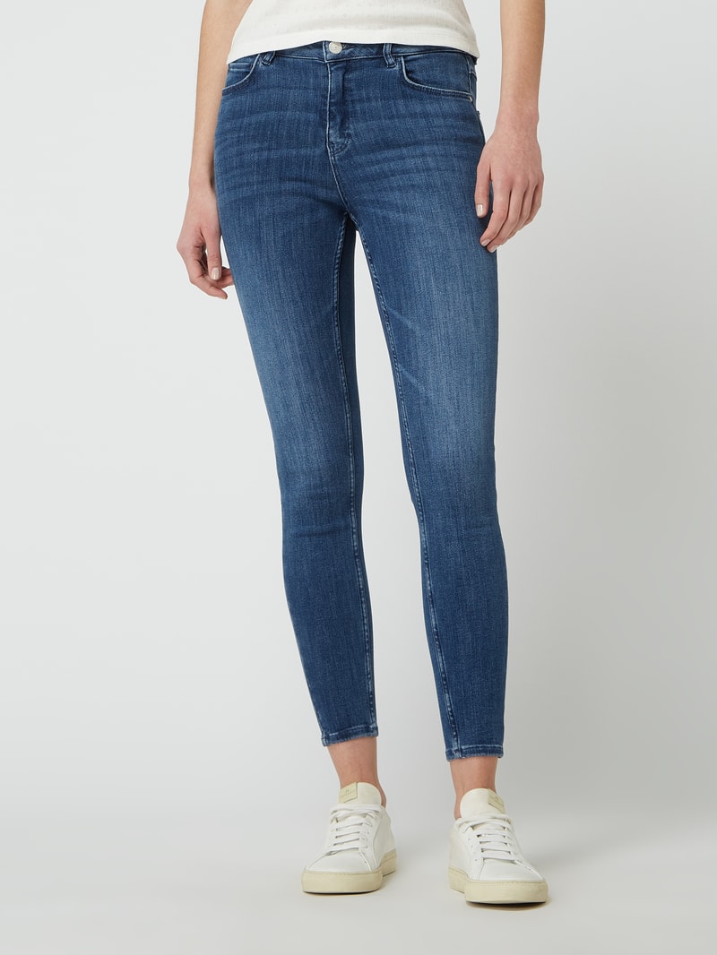 Slim Fit Jeans mit Stretch-Anteil in dunkelblau