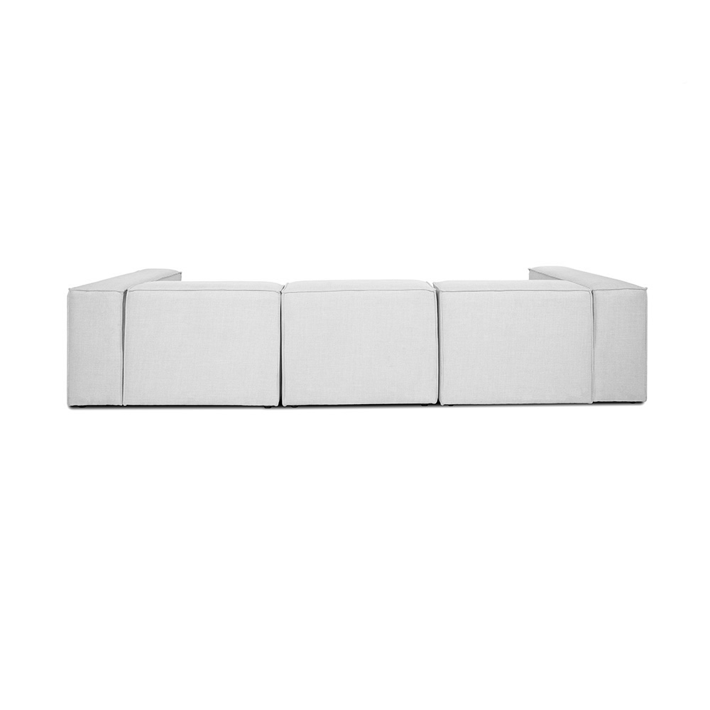 Home Deluxe Modulares Sofa VERONA - L hellgrau