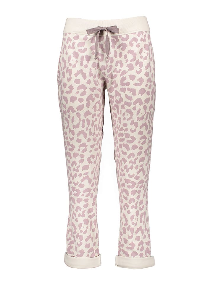 Juvia Sweathose in Creme/ Rosa günstig kaufen