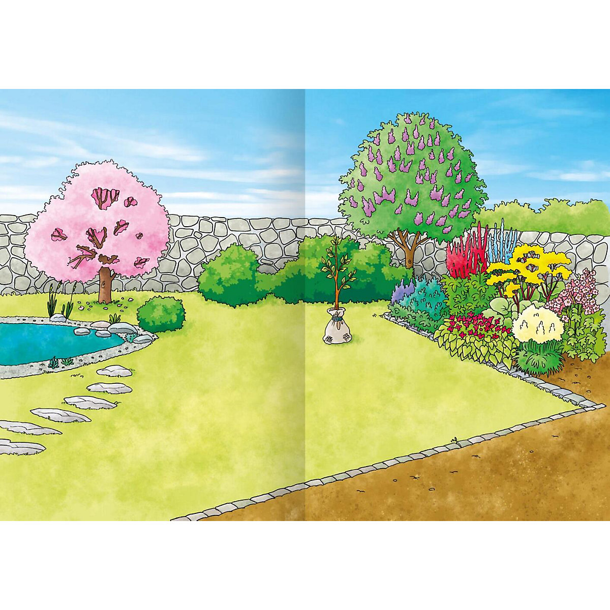 Mein Garten-Stickerheft