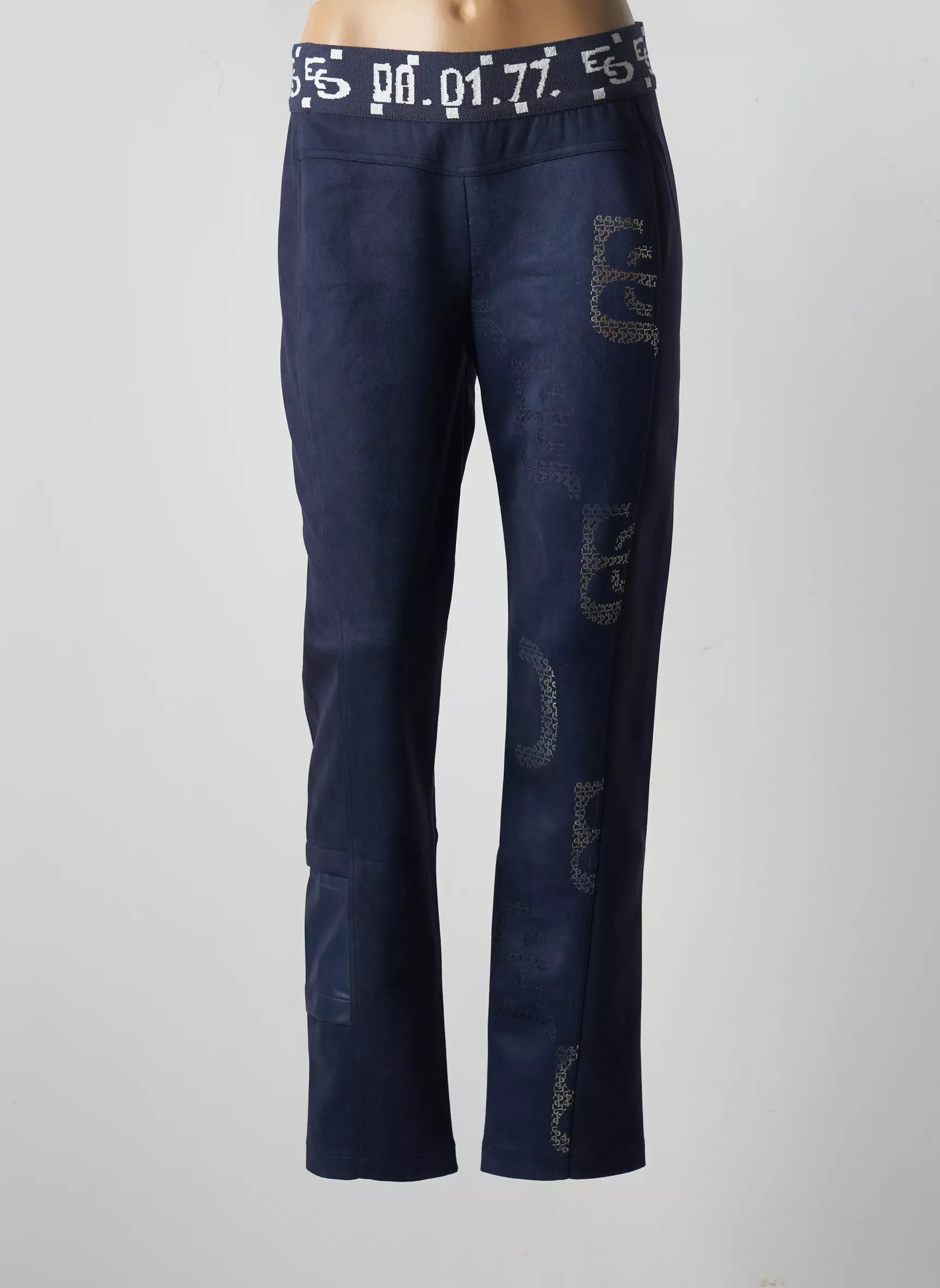 Elisa Cavaletti Pantalons Slim Femme couleur bleu