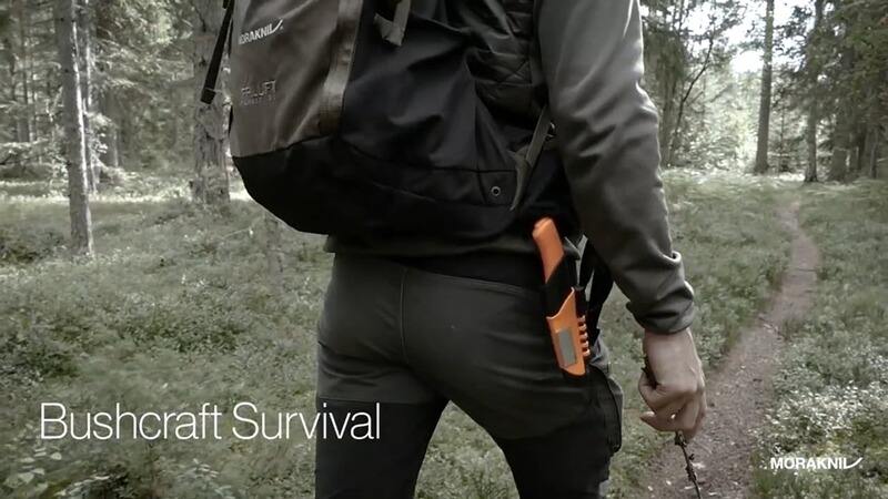 Morakniv Messer Bushcraft Survival His-Vis Orange