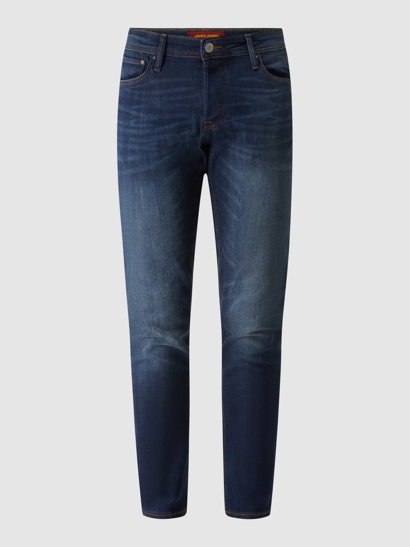 Jeans mit rückseitigem Label-Patch in jeans