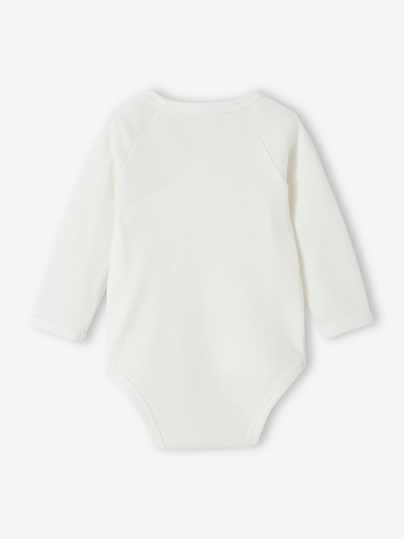 Vertbaudet 5er-Pack Baby Wickelbodys aus Bio-Baumwolle Oeko-Tex - pack karamell schäfchen