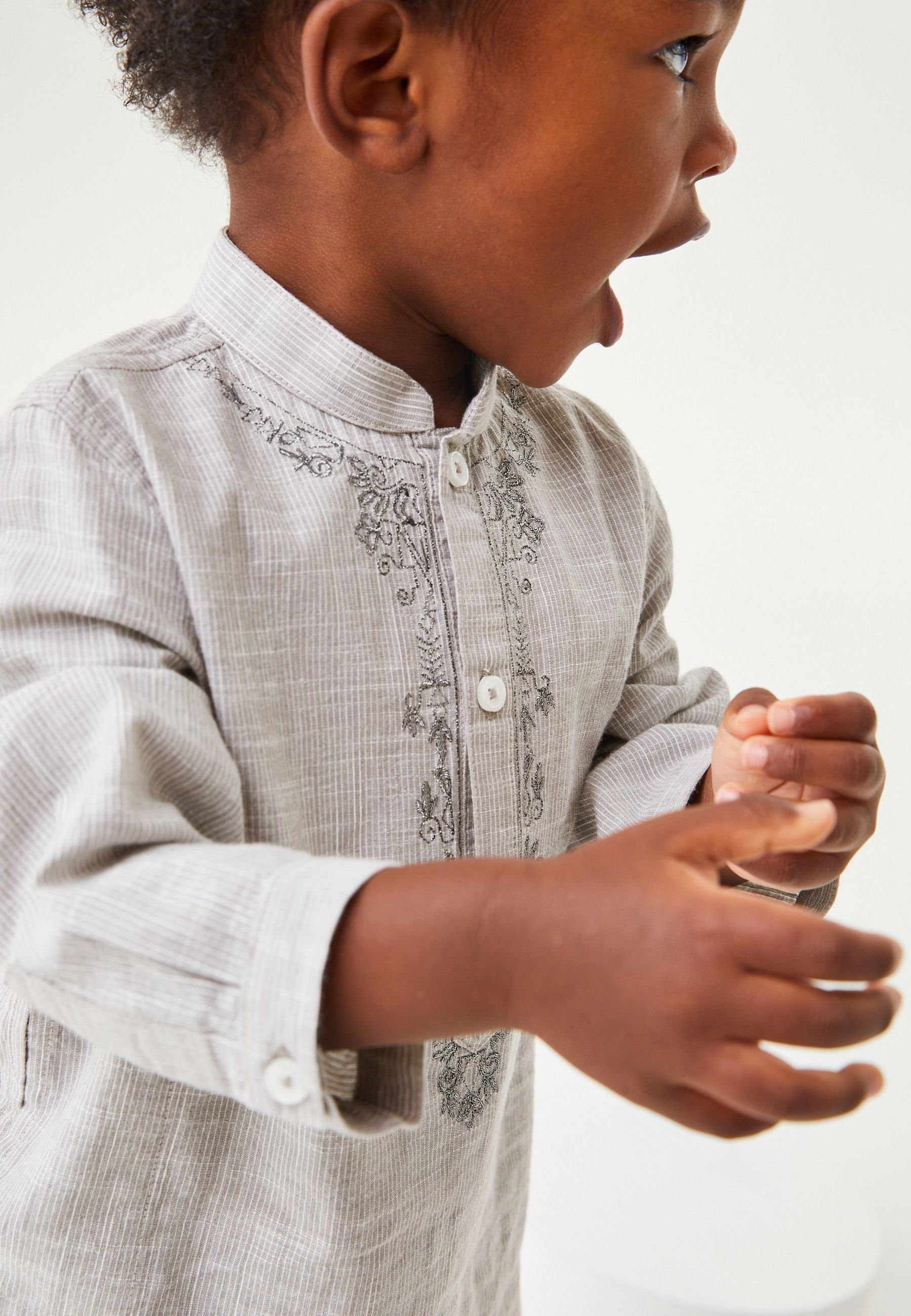 Next Tunikashirt Kurta-Hemd mit Stickereien (1-tlg)