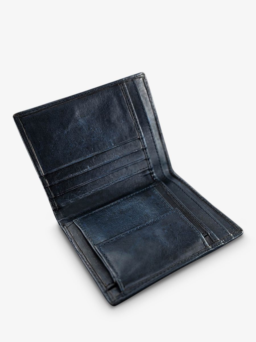 LePortefeuille Marius - Bleu Encre Huilé