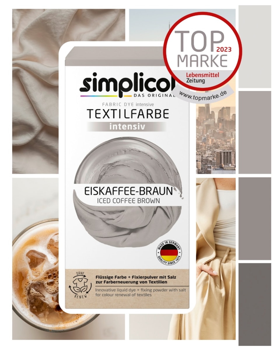 Textilfarbe intensiv Eiskaffee-Braun, 1 St