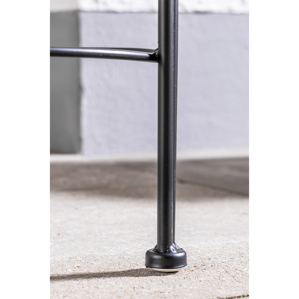 HC Garten & Freizeit Blumenständer 3er Set aus Metall Pflanzenständer Set schwarz