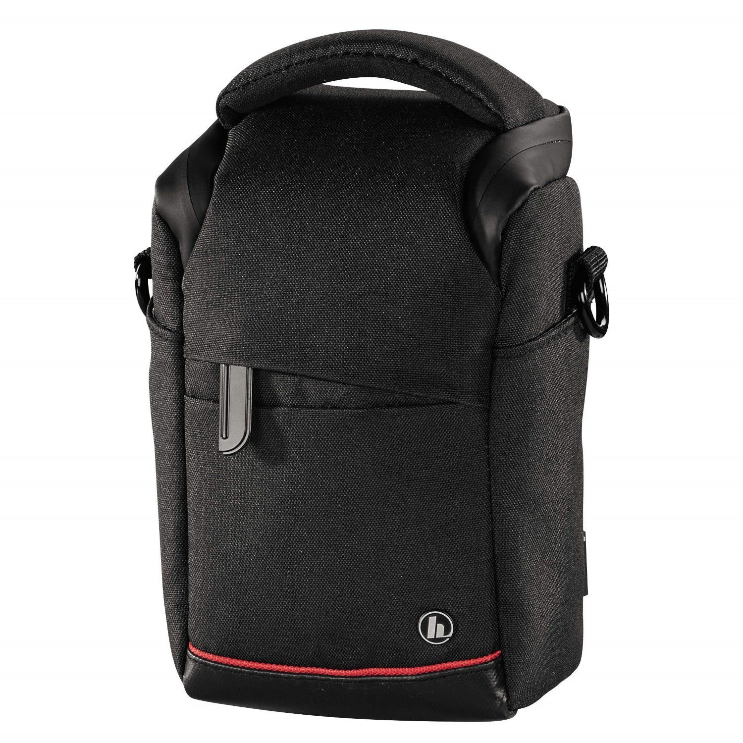 Hama Kameratasche Kamera-Tasche Schwarz Foto-Tasche Universal, Case Schultergurt Tragegriff Zubehör-Fächer Digitalkamera Systemkamera