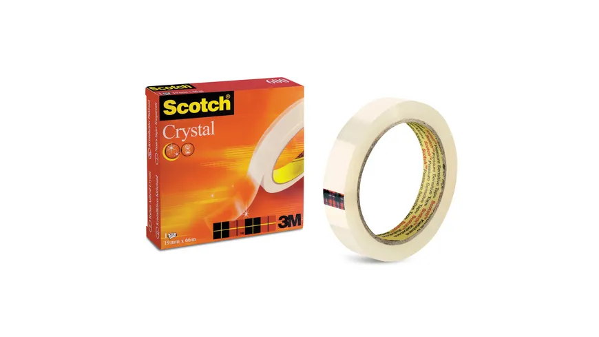 Scotch Klebeband Crystal Clear 600 33 m transparent