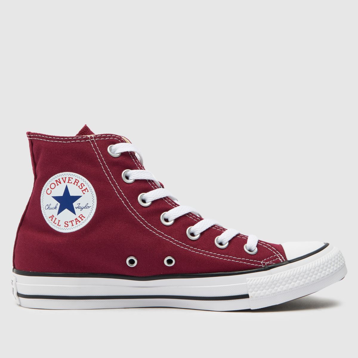 Bordó Converse All Star Hi cipők