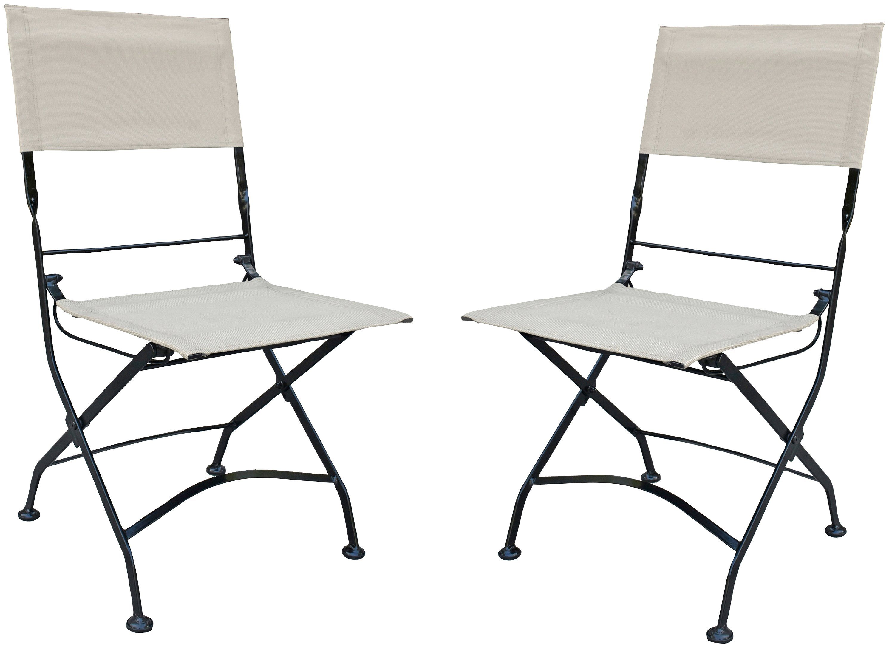 Garden Pleasure Klappstuhl TRIEST (Set, 2 St), 2er Set
